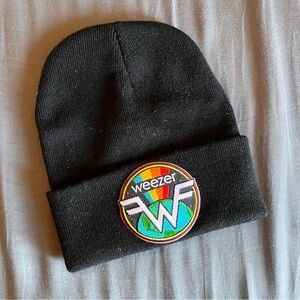 🎸 Weezer Acrylic Beanie - Adult Size Black Winter Hat